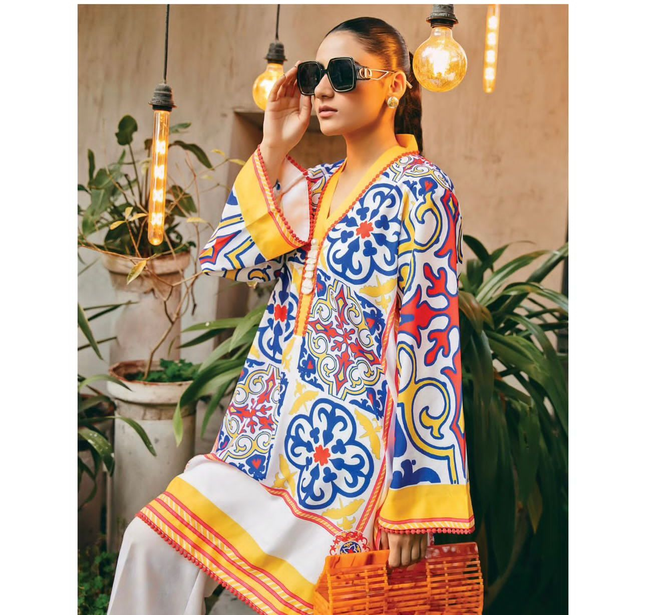 Fancy khaddar Digital printed Two pieces For Girls